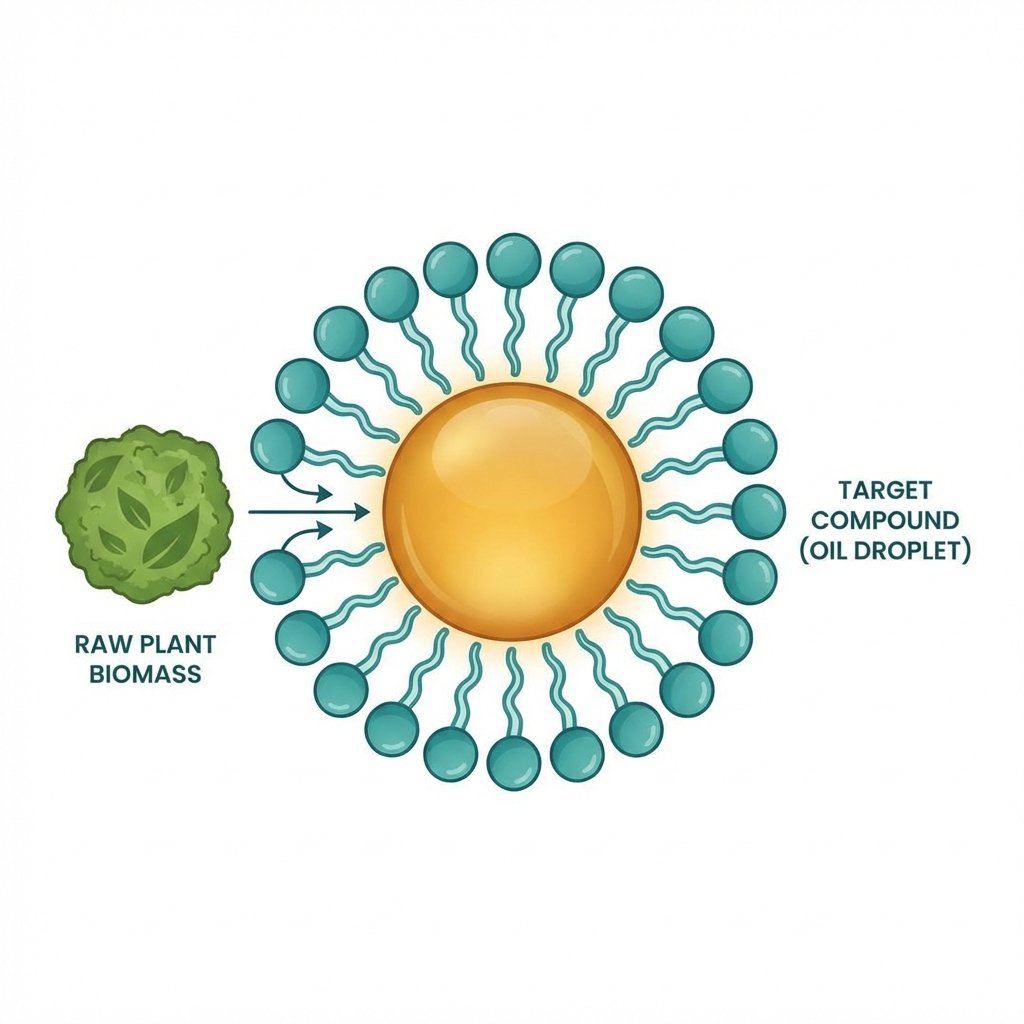 Surfactant Encapsulation Diagram